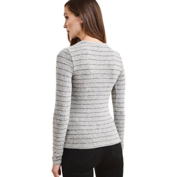 Dynamite Striped Long Sleeve Top - Picture 2 of 7